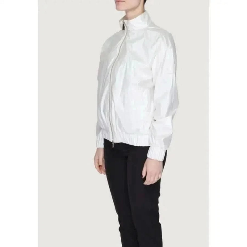 Suns Women Jacket - White Bomber Jacket, Urban Style Clothing