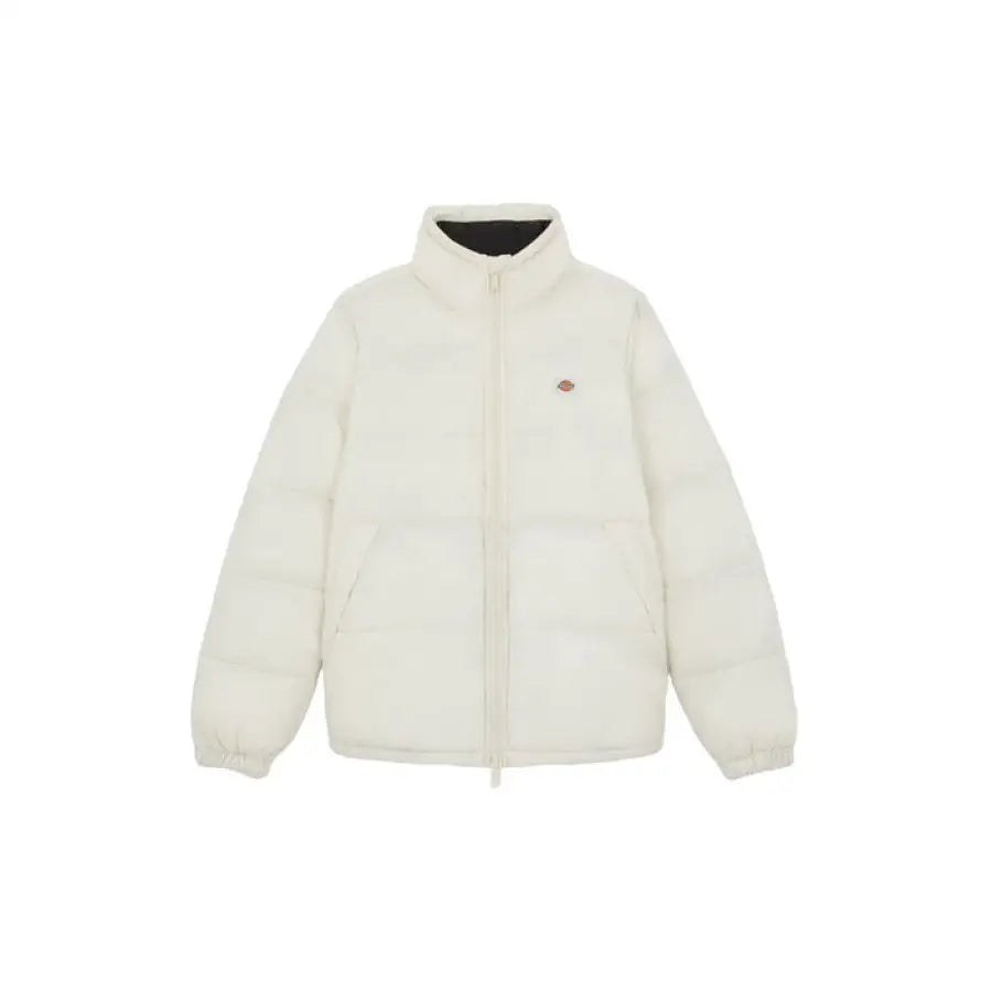 Dickies men jacket - white hooded jacket with zippered collar