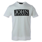 White John Richmond T Shirt displayed, showcasing a stylish white casual tee