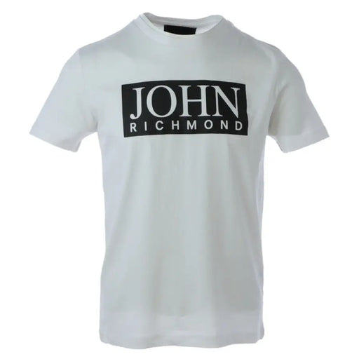 White John Richmond T Shirt displayed, showcasing a stylish white casual tee