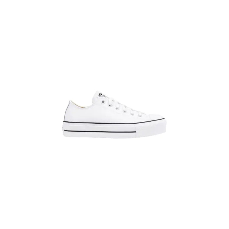 White Converse Chuck Taylor All Star platform sneaker for women
