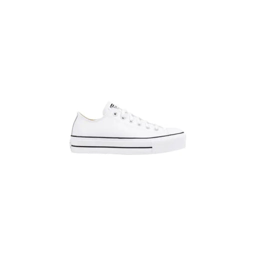 White Converse Chuck Taylor All Star platform sneaker for women
