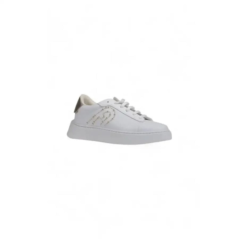 White leather sneaker from Furla Women’s collection with polyurethane detailing