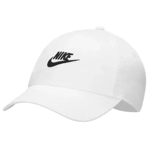 Weiß Nike Baseballkappe mit schwarzem Logo Nike Herren-Cap-Kollektion