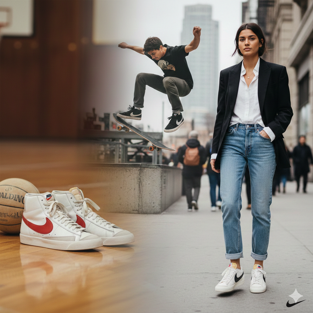 Que porter avec les Nike Blazer : Comment styliser cette sneaker iconique