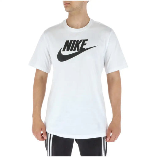 White Nike T-shirt displayed on a product page for Black Nike Short Sleeve T Shirt