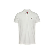 White short-sleeved polo shirt from Tommy Hilfiger Men’s Summer Green Underwear collection