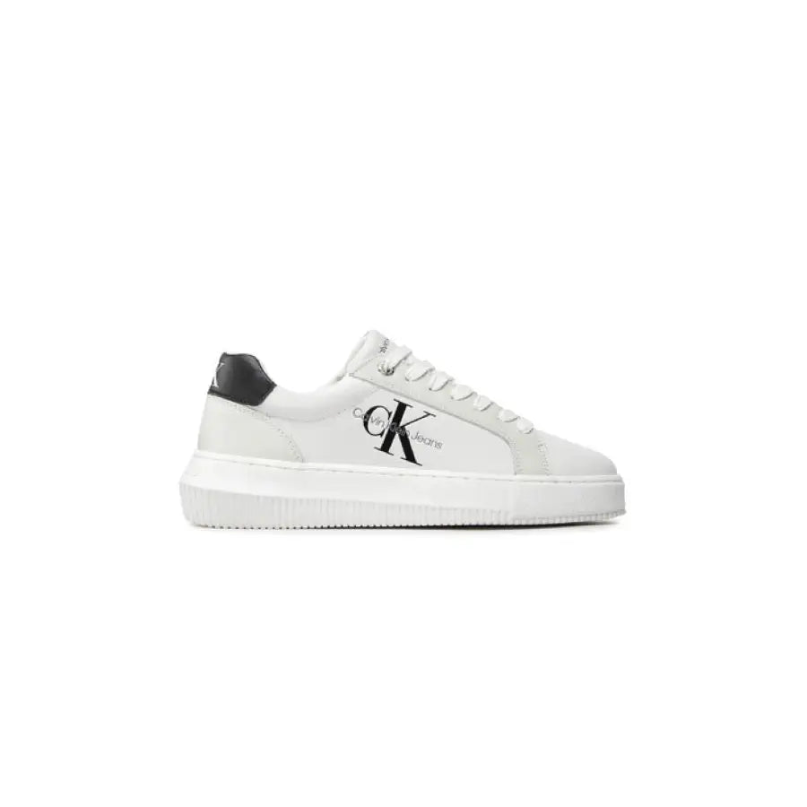 Calvin Klein Jeans women sneakers with white design and black logo