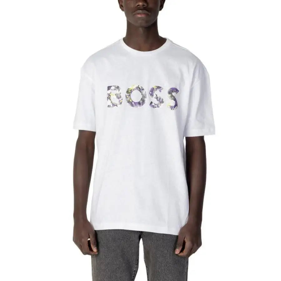 Boss - Men T-Shirt - white / S - Clothing T-shirts