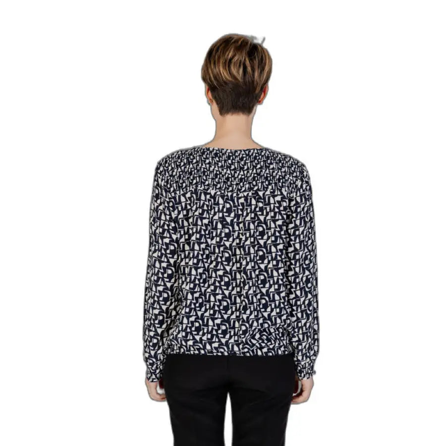 Urban style: Street One - Street One Women’s Blouse, black and white patterned