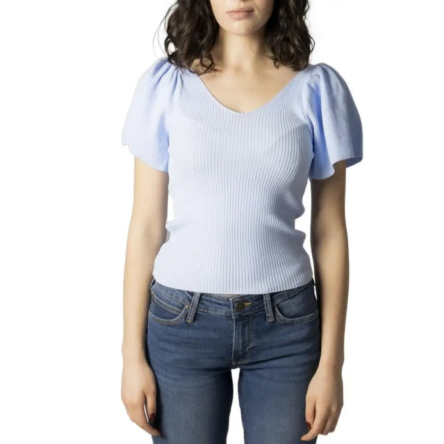 Only - Women Undershirt - light blue / XS - Clothing