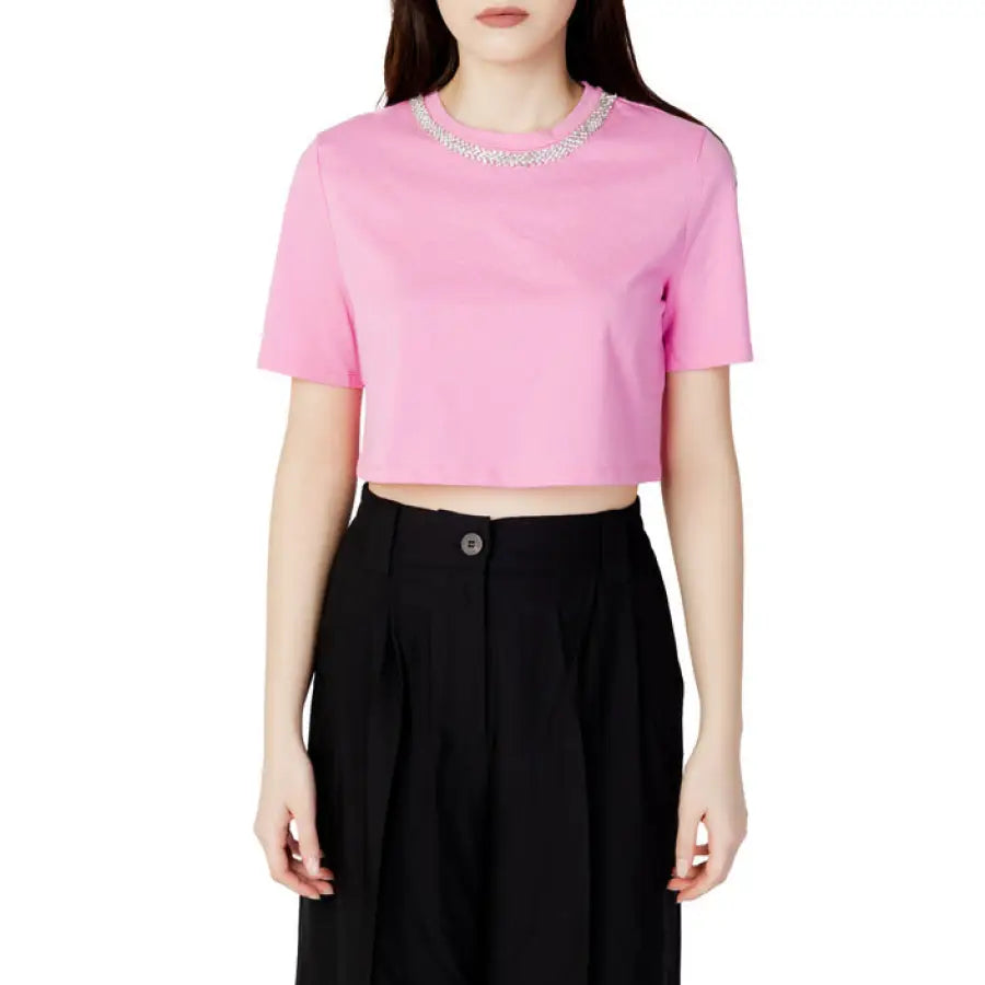 Only - Women T-Shirt - pink / XS - Clothing T-shirts