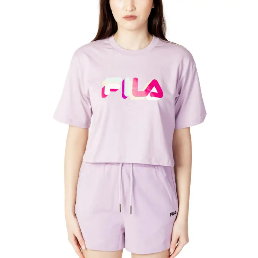 Fila - Women T-Shirt - liliac / XS - Clothing T-shirts