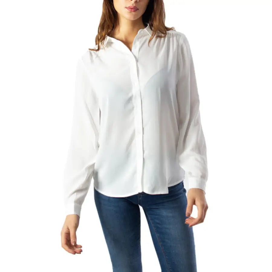 Vila Clothes - Women Shirt - white / XS - Clothing Shirts
