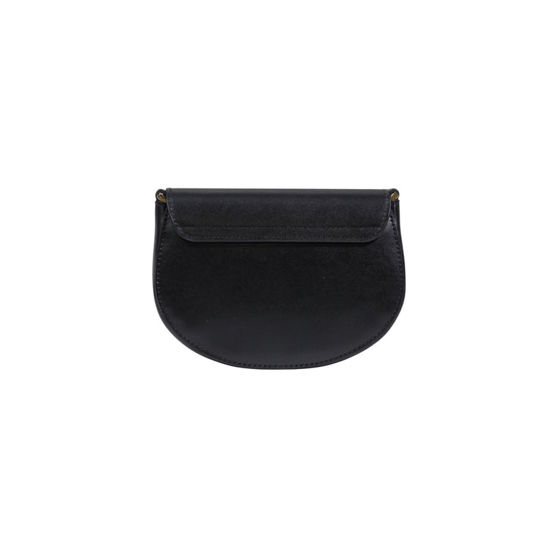 Alviero Martini Prima Classe Black Shoulder Bag with Button