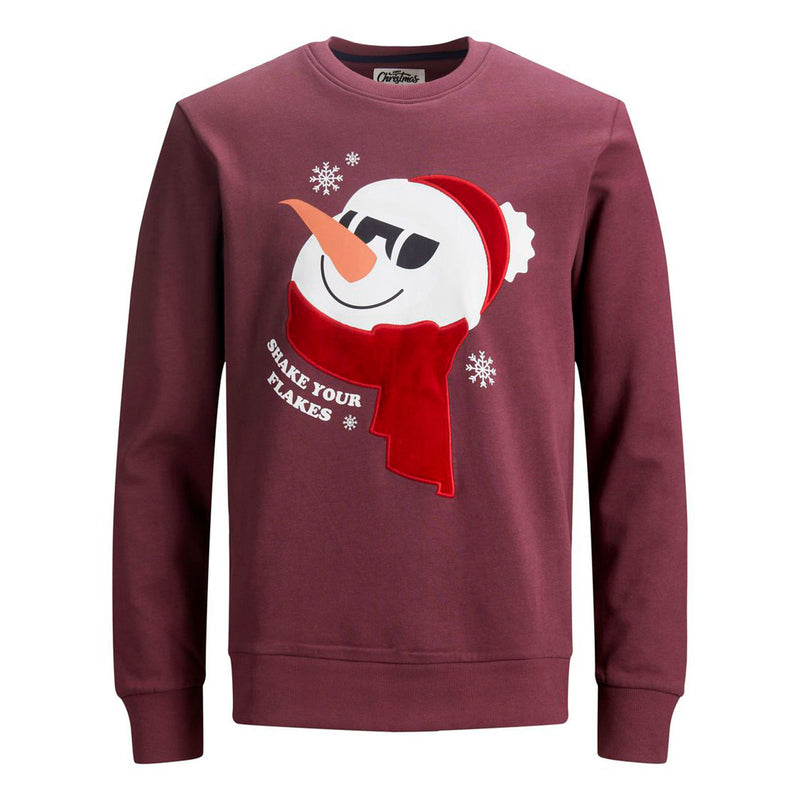 Jack & Jones Men's Bordeaux Knit Sweater