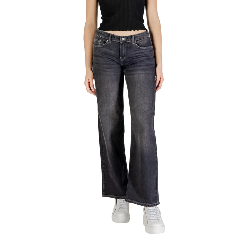 Only Women Spring Summer Black Cotton Elastane Jeans