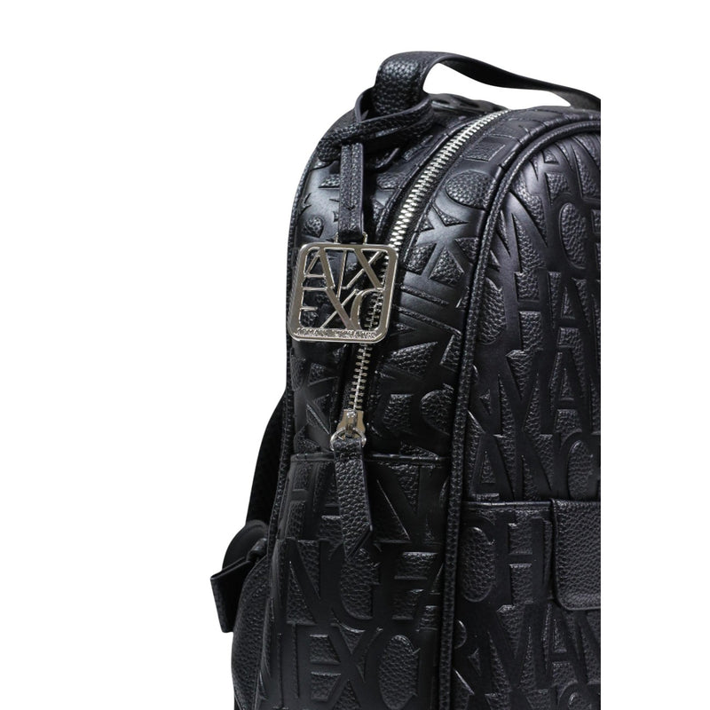 Armani Exchange Black Polyester Rucksack for Women