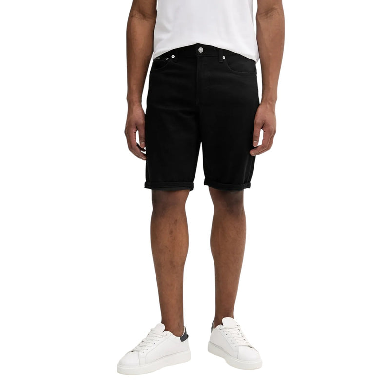 Calvin Klein Jeans Black Cotton Stretch Shorts for Men