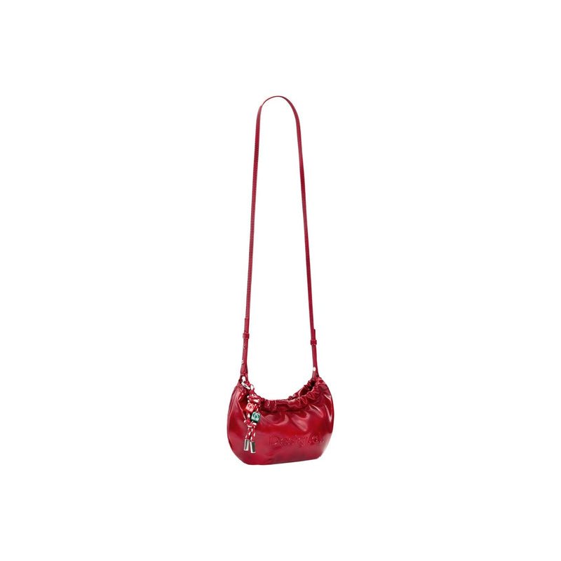 Desigual Red Polyester Shoulder Bag for Women