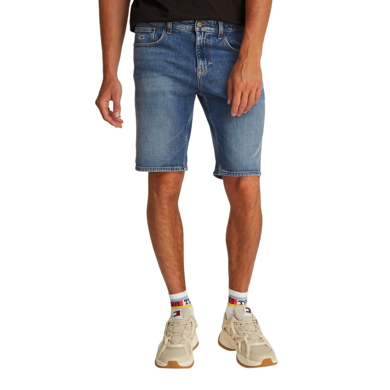 Tommy Hilfiger Light Blue Organic Cotton Denim Men's Shorts
