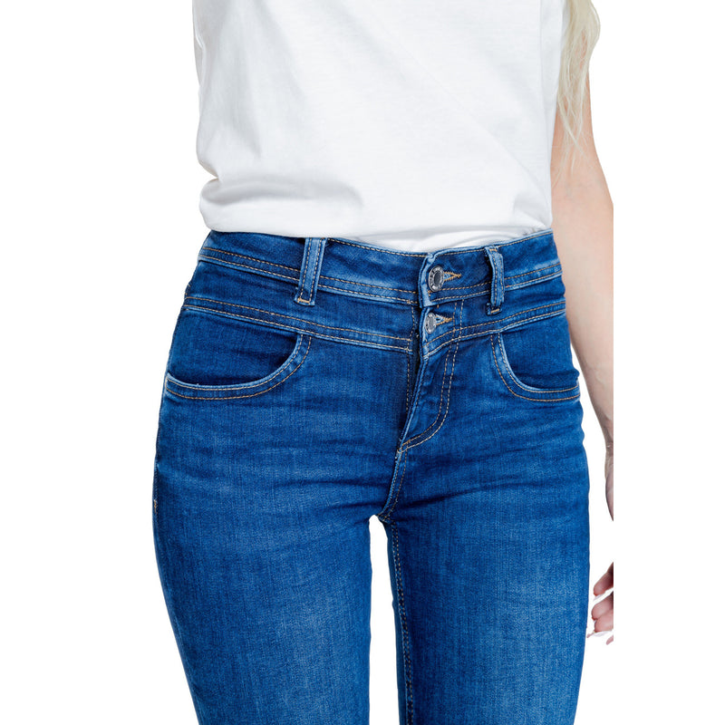 Street One Women Blue Plain Jeans Spring Summer
