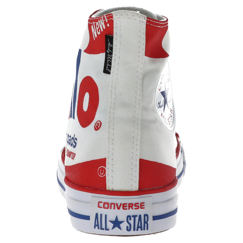 Baskets Converse All Star pour femmes, blanches avec lacets colorés