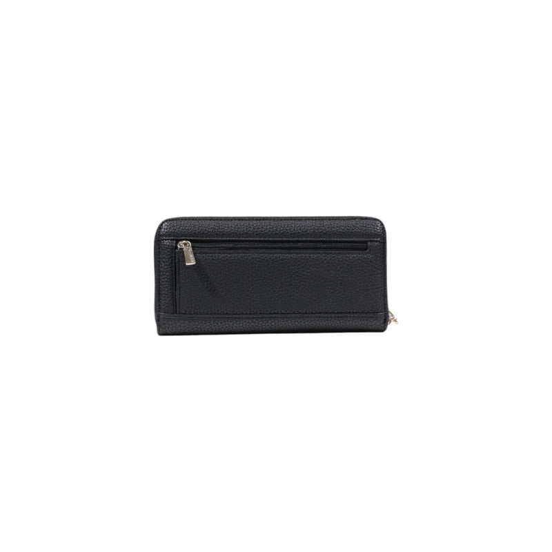 Guess Black Polyurethane Women Wallet Spring Summer Collection
