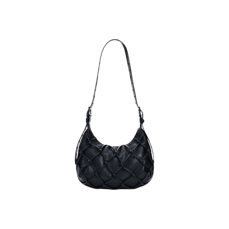 Desigual Black Zippered Handbag with Interior Pocket