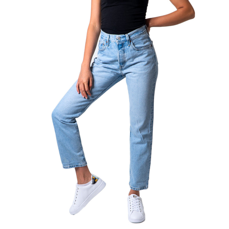 Jeans Levi's bleu femme avec effet usé