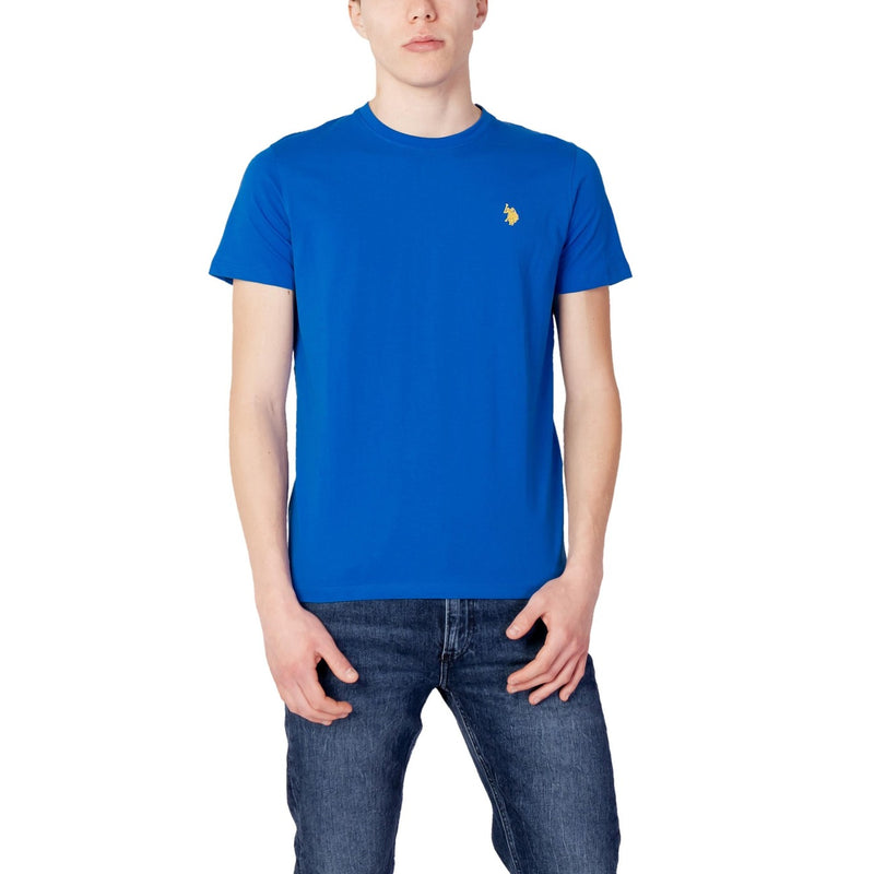 T-shirt à manches longues US Polo Assn bleu clair pour hommes