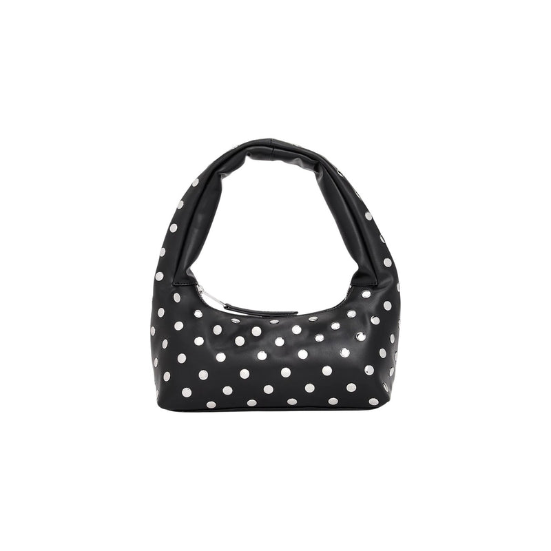 Sac à main Tommy Hilfiger en polyuréthane noir avec poche zippée