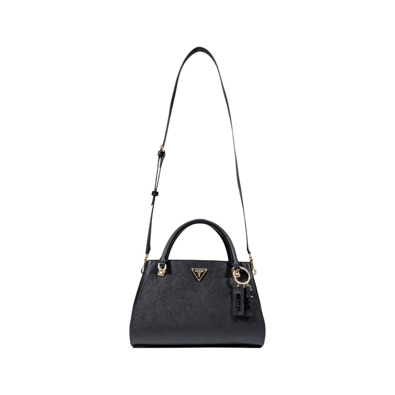 Guess Black Polyurethane Handbag with Shoulder Strap