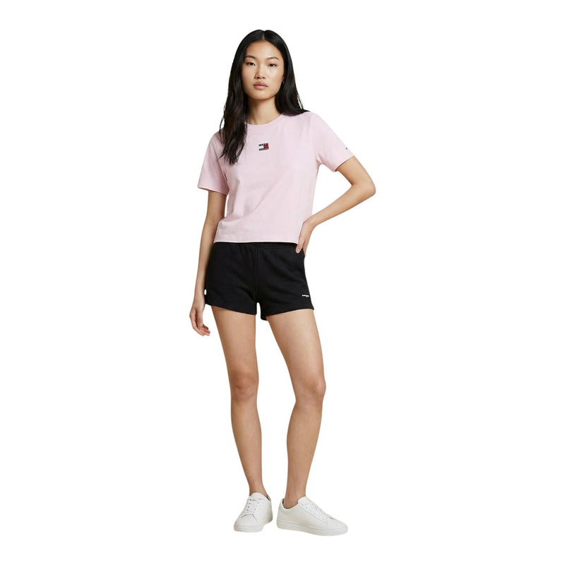 Tommy Hilfiger Women's Black Organic Cotton Shorts