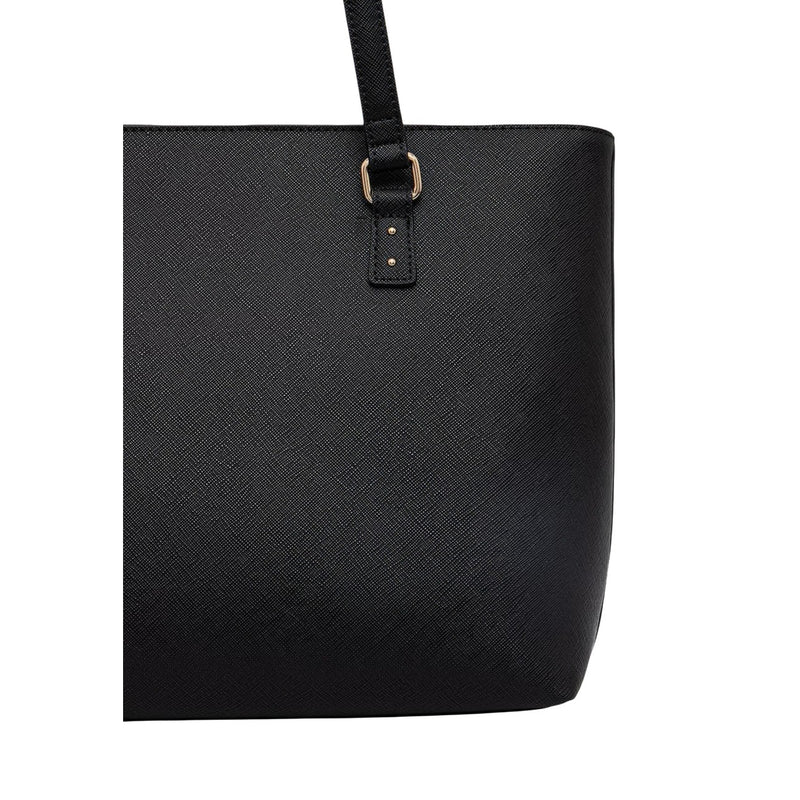 Liu Jo Black Polyurethane Handbag with Inside Pocket