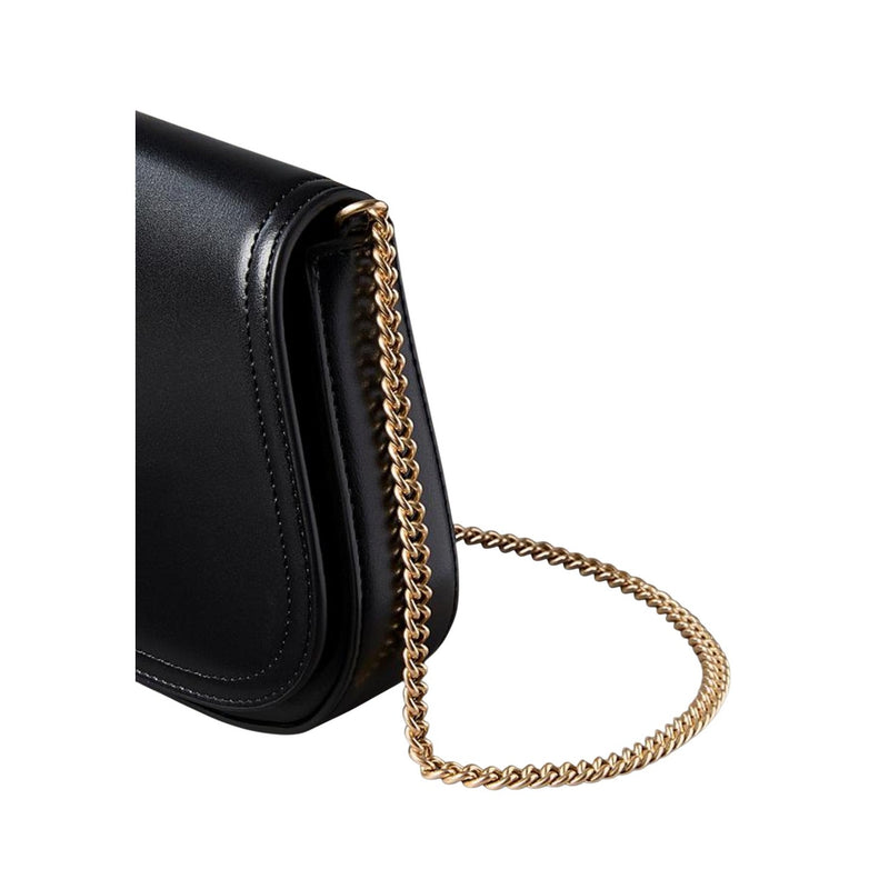 Calvin Klein Black Polyester Shoulder Bag with Clip