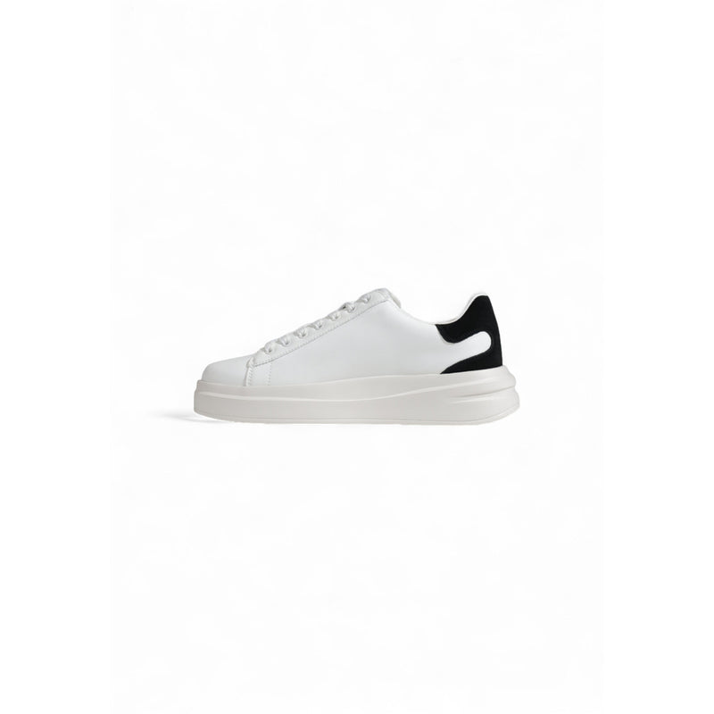 Guess Women Black Faux Leather Sporty Sneakers