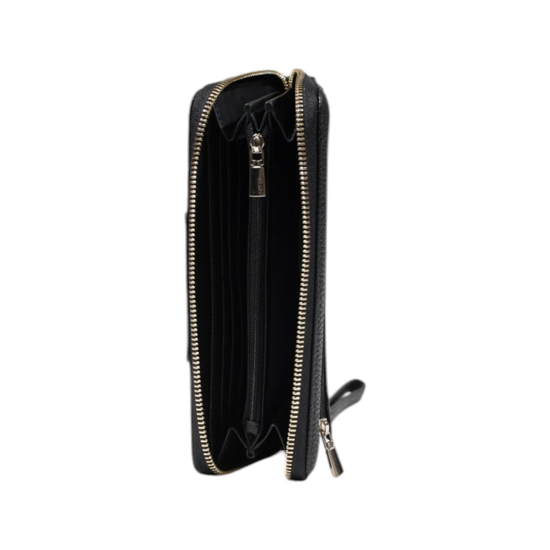 Guess Black Polyurethane Women Wallet Spring Summer Collection