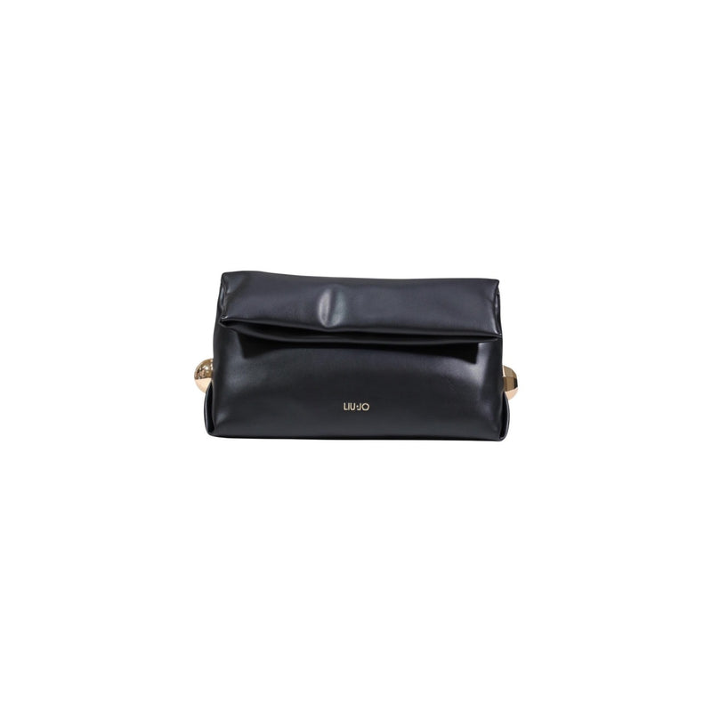 Liu Jo Black Polyurethane Handbag with Interior Pocket