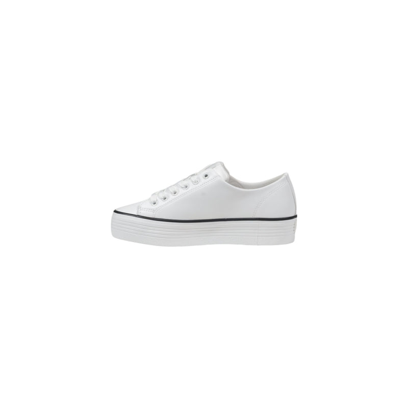 Calvin Klein Jeans Women's White Leather Sneakers