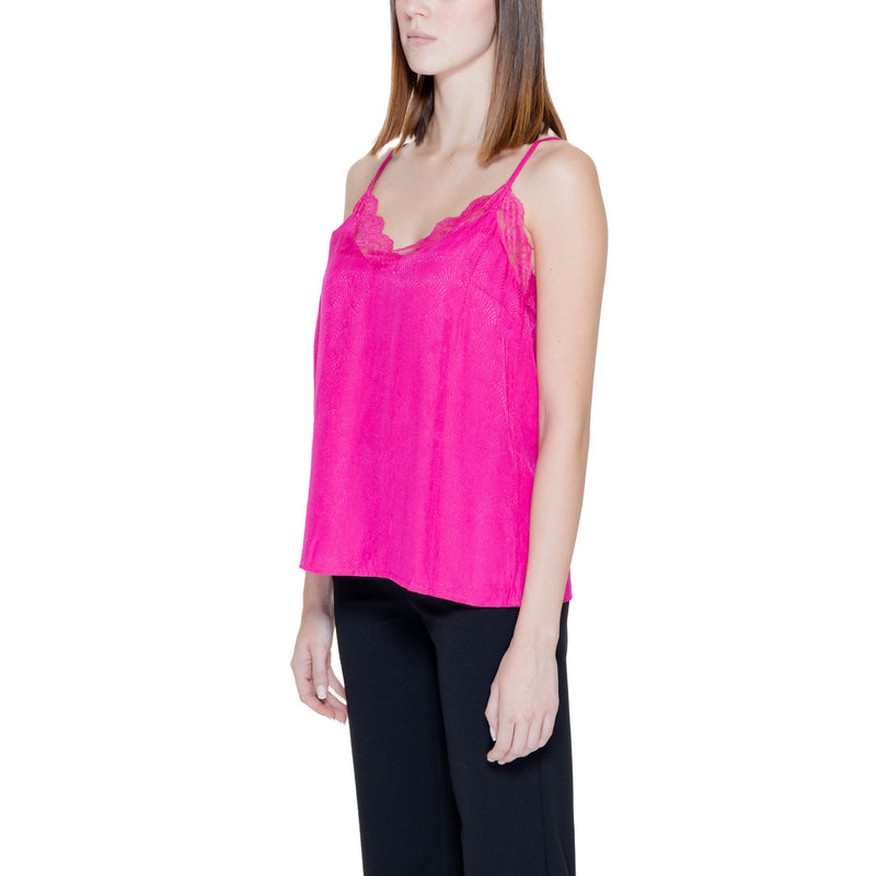 Vila Clothes Débardeur en viscose fuchsia pour femmes