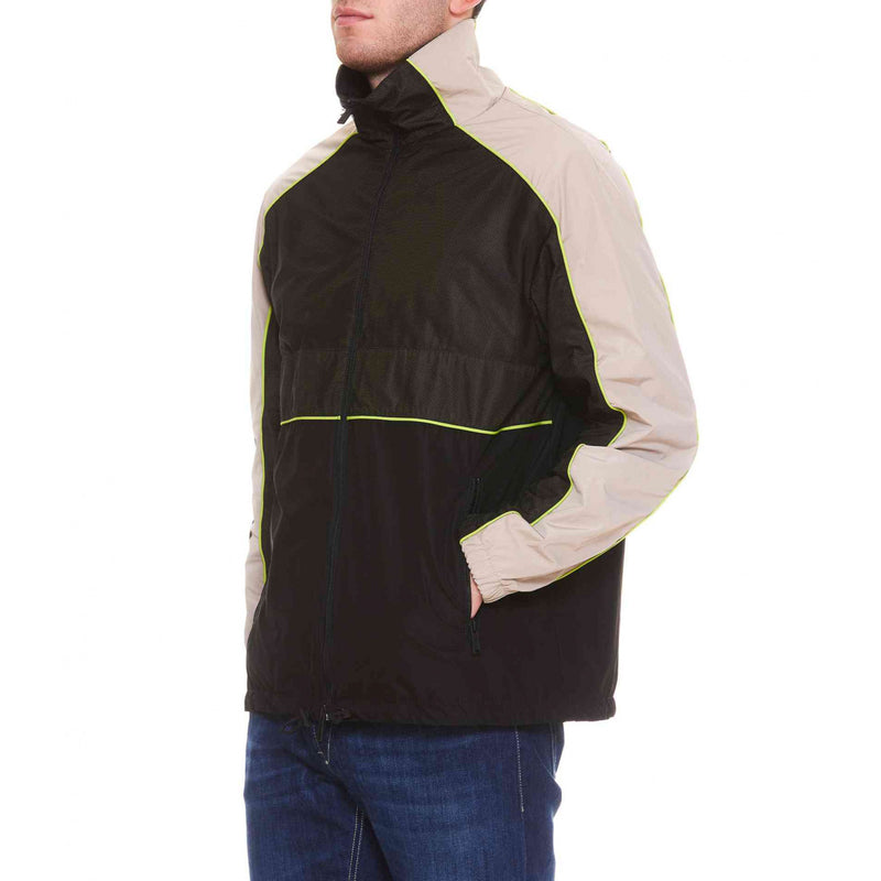 Dsquared2 Men Black Turtleneck Zip Blazer Spring Summer