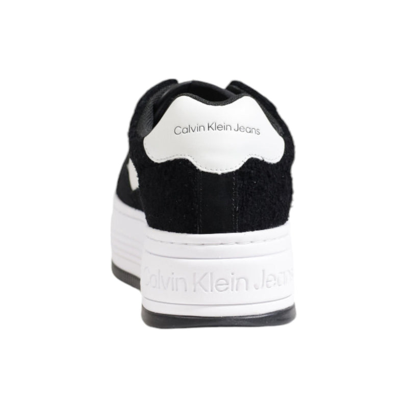 Calvin Klein Black Leather Women Sneakers Fall Winter
