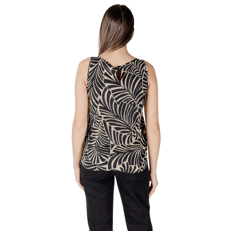 Débardeur en viscose noir pour femmes