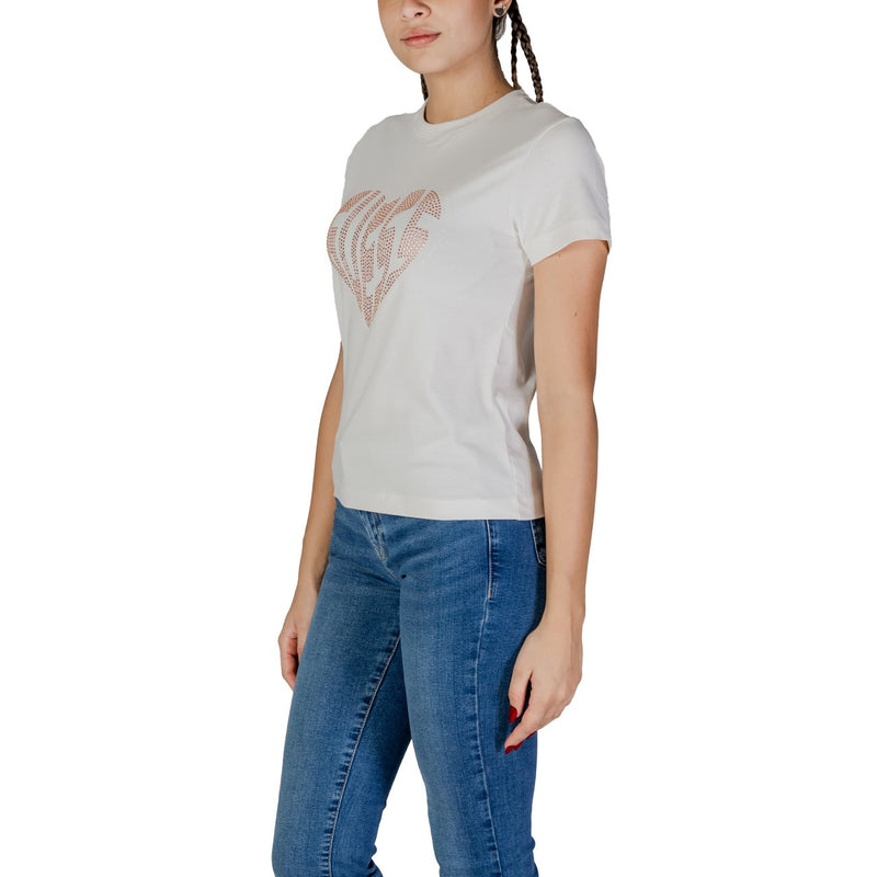 Guess Active Women's Short-Sleeve T-Shirt White with Print