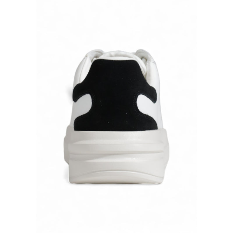 Guess Women Black Faux Leather Sporty Sneakers