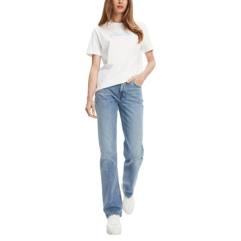 Calvin Klein Women's Light Blue Cotton Jeans