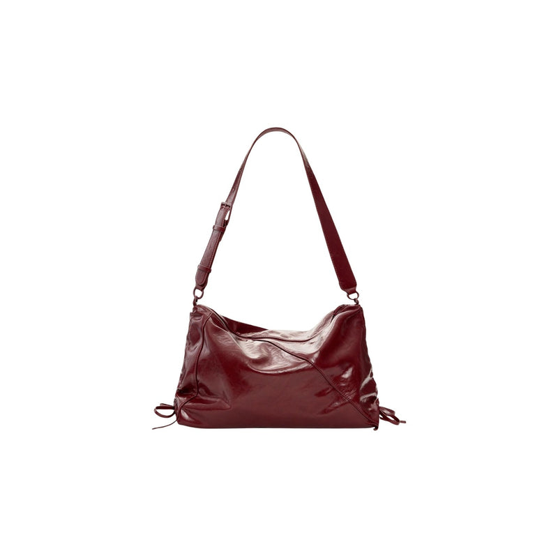 Desigual Bordeaux Polyester Handbag with Zip Pocket
