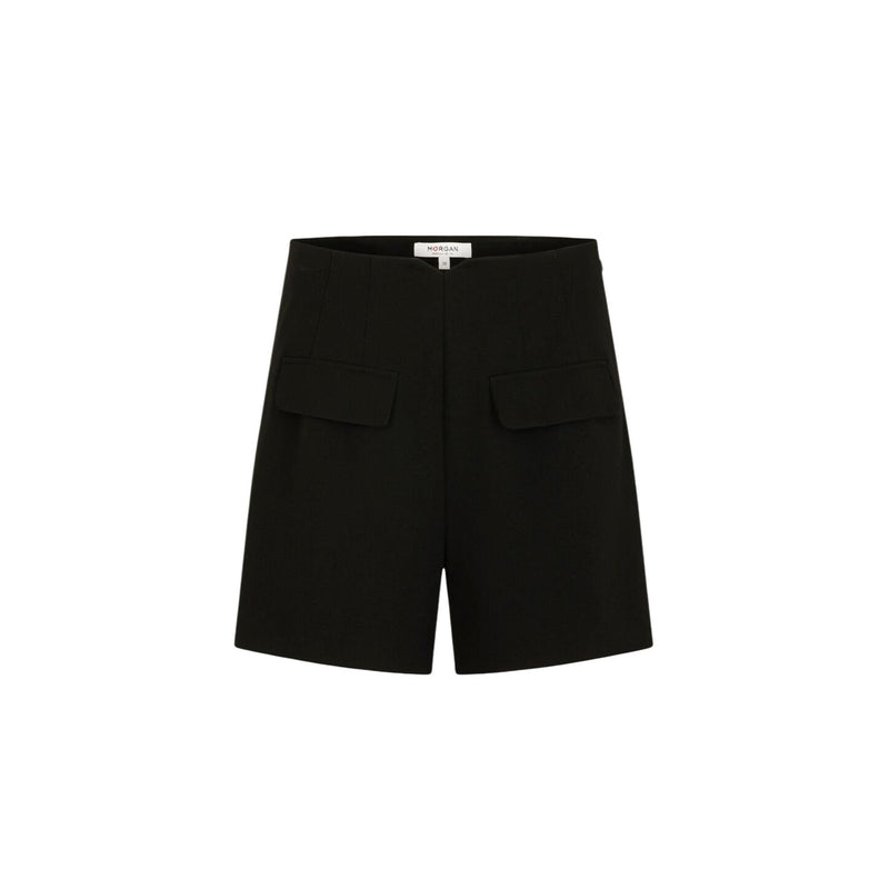 Morgan De Toi Black Polyester Blend Women's Shorts