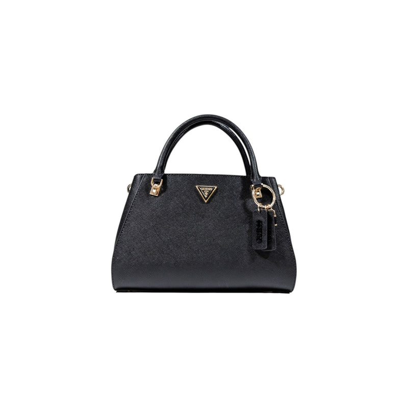 Guess Black Polyurethane Handbag with Shoulder Strap